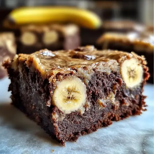 Bananenbrot Brownies