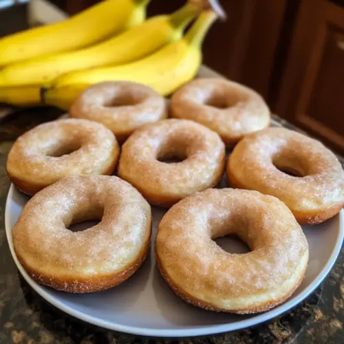 Bananenbrot-Donuts