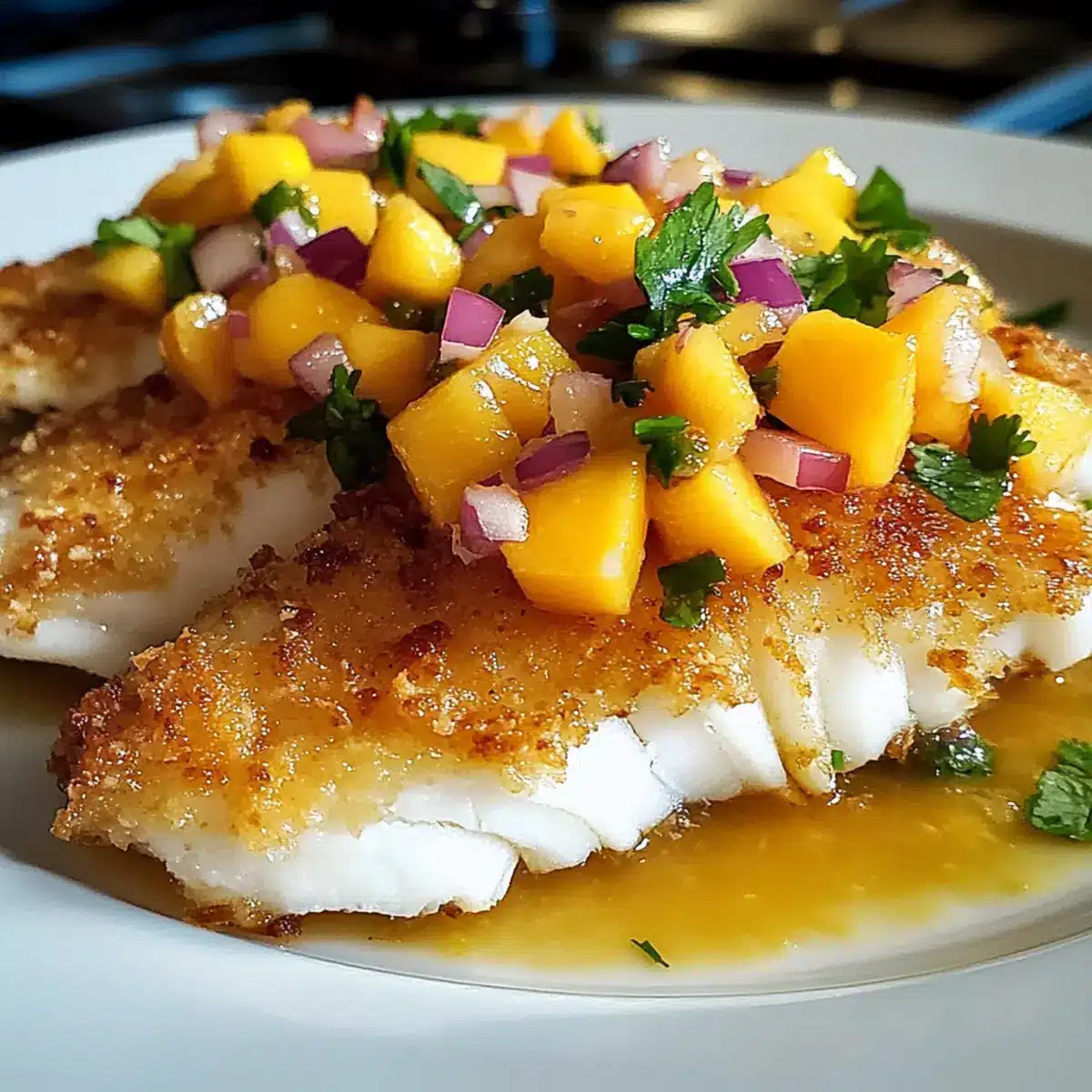 Kokosnusskruste Fisch