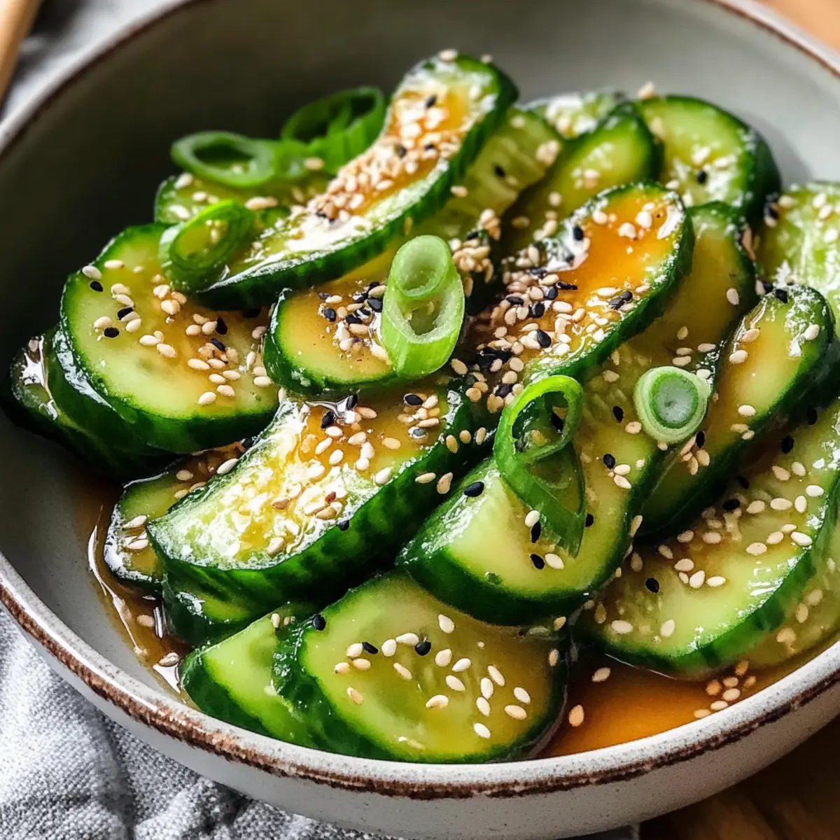 Japanischer Gurkensalat