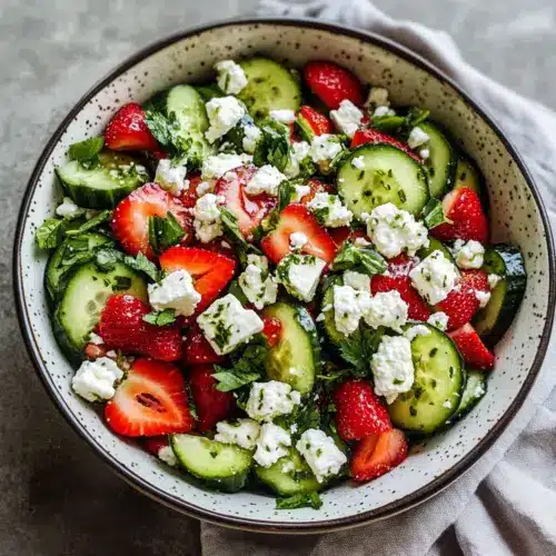 Erdbeer-Gurken-Salat