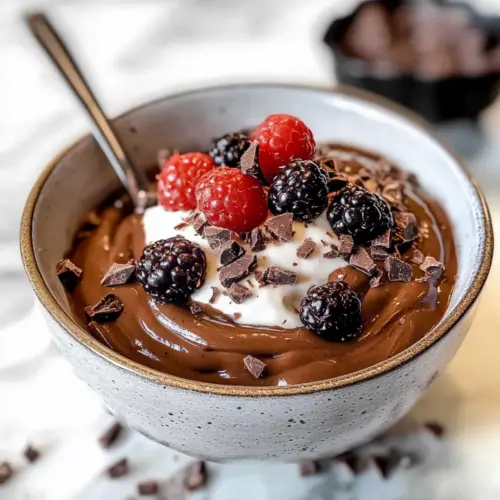 Schokoladen-Avocado-Pudding