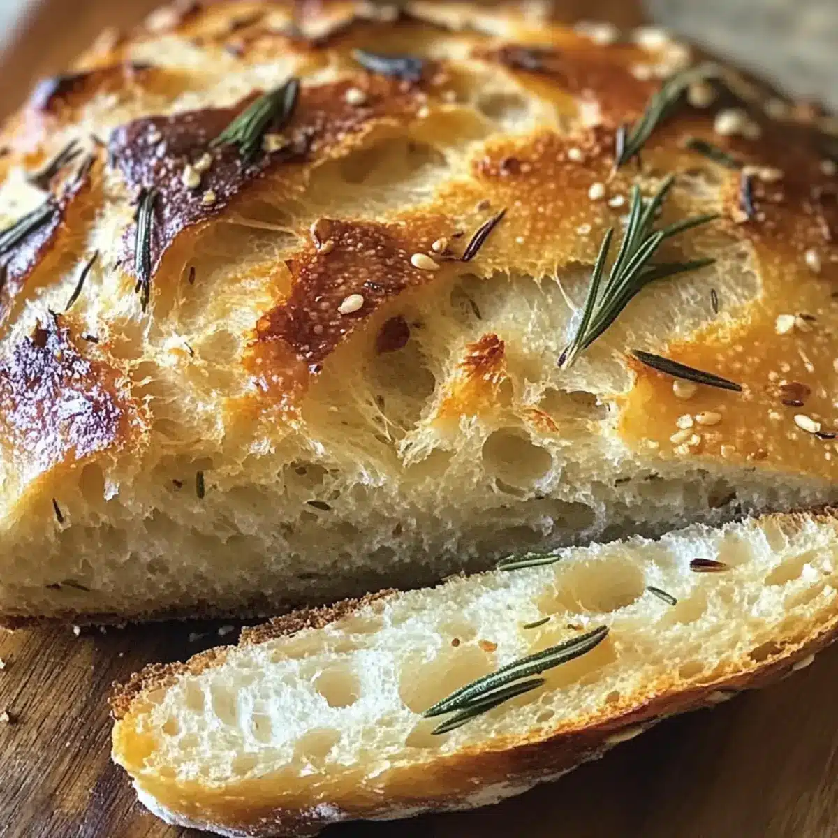 Knoblauch Artisan Brot