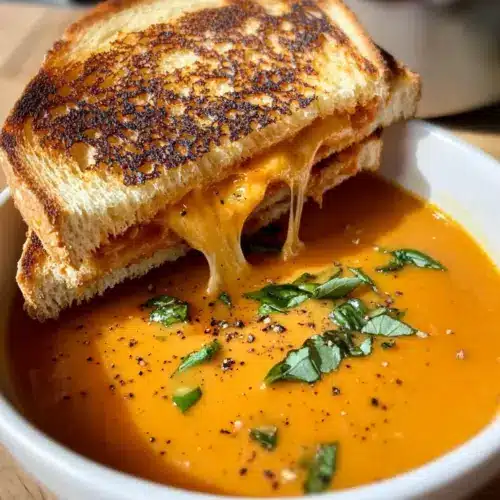 Gegrillter Käse und Tomate