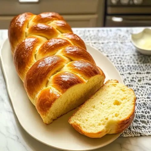 Geflochtenes Briochebrot