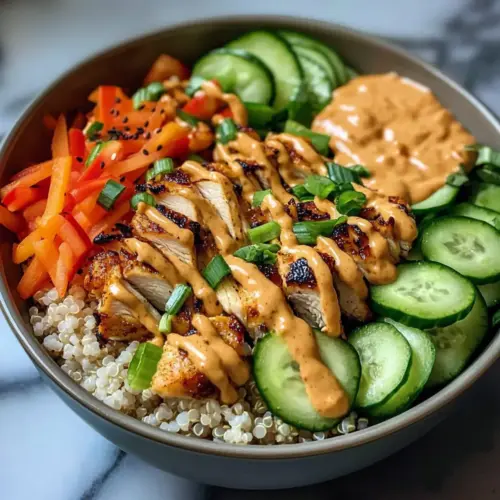 Hühnchen Buddha-Schüssel