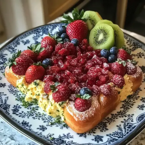 Beerenblüten-Jelly-Kuchen