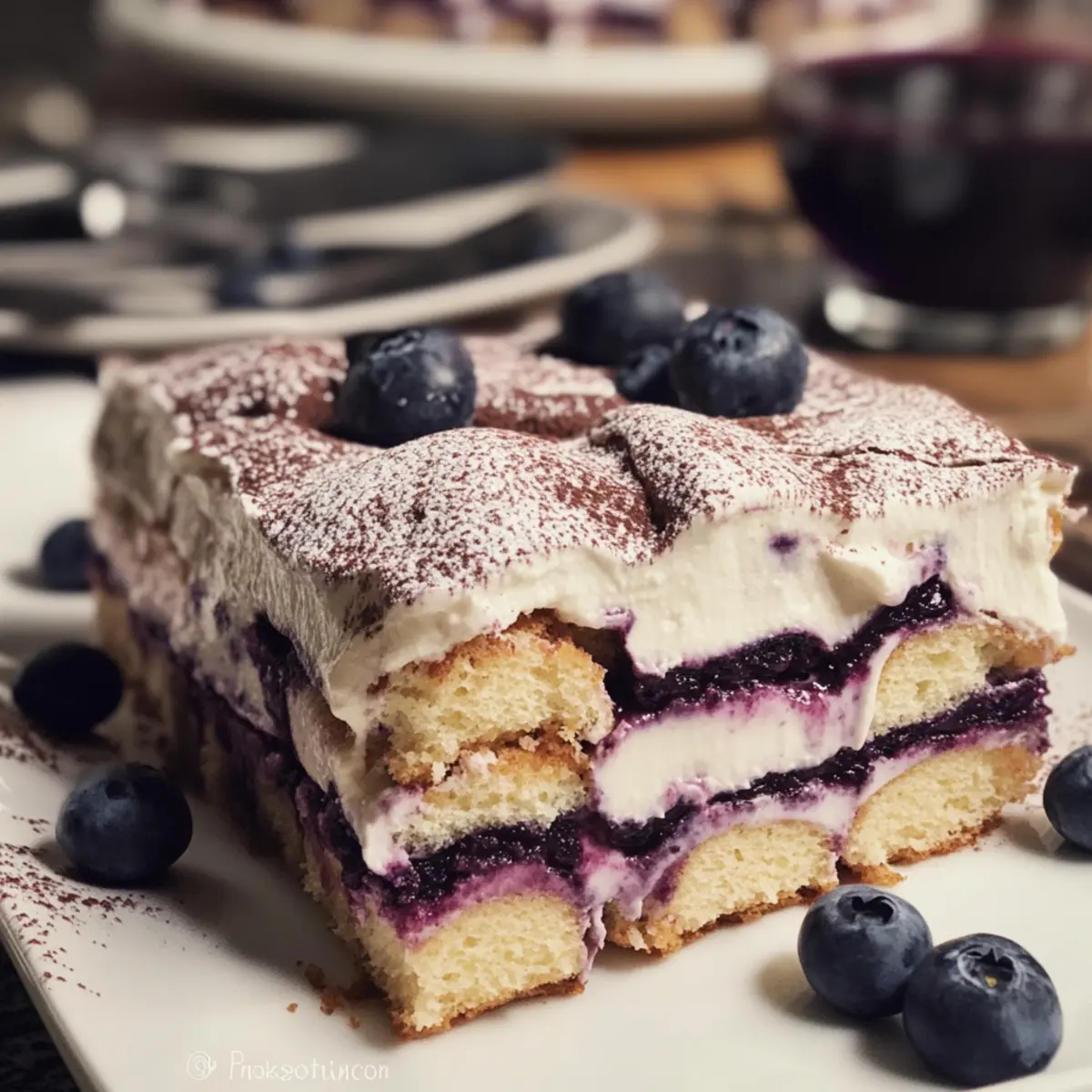 Blaubeer-Tiramisu