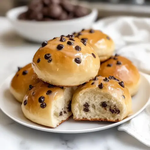 Schokoladenstückchen Milchbrötchen