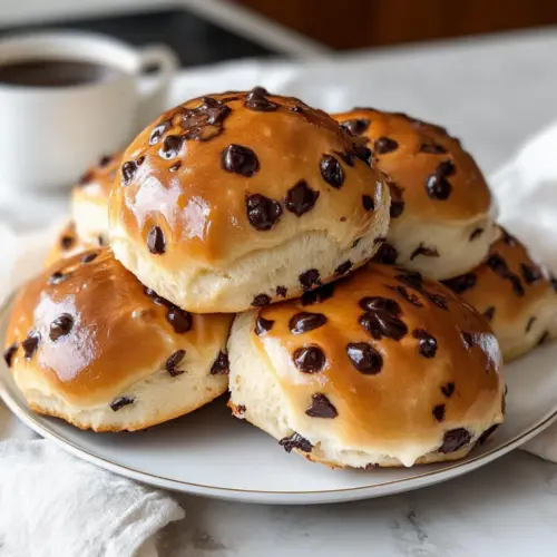 Schokoladenstückchen Milchbrötchen