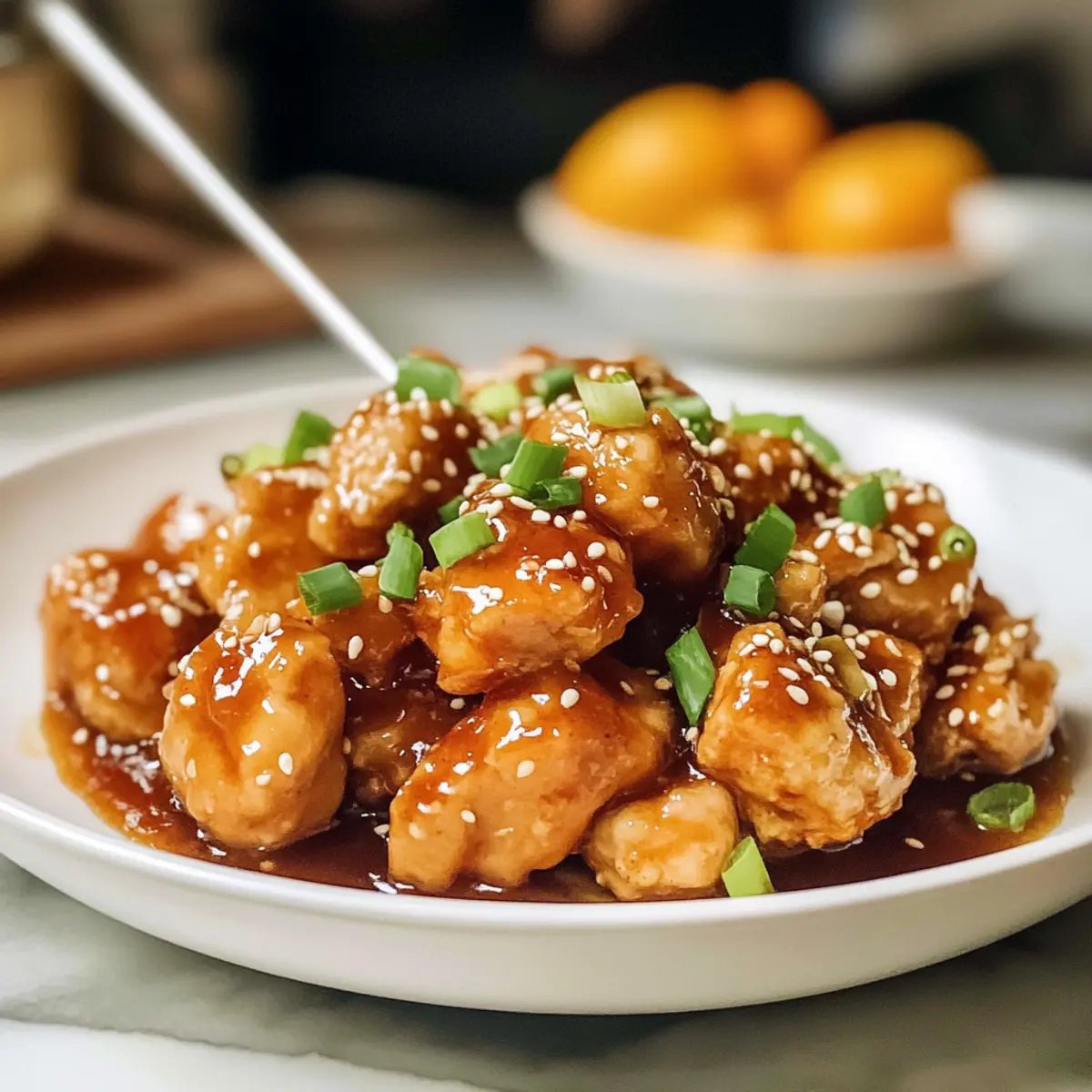 Crockpot Orange Hähnchen