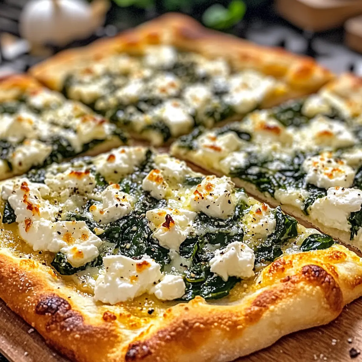 Griechischer gerösteter Knoblauchspinat