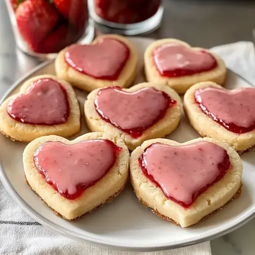 Herzförmige Erdbeere