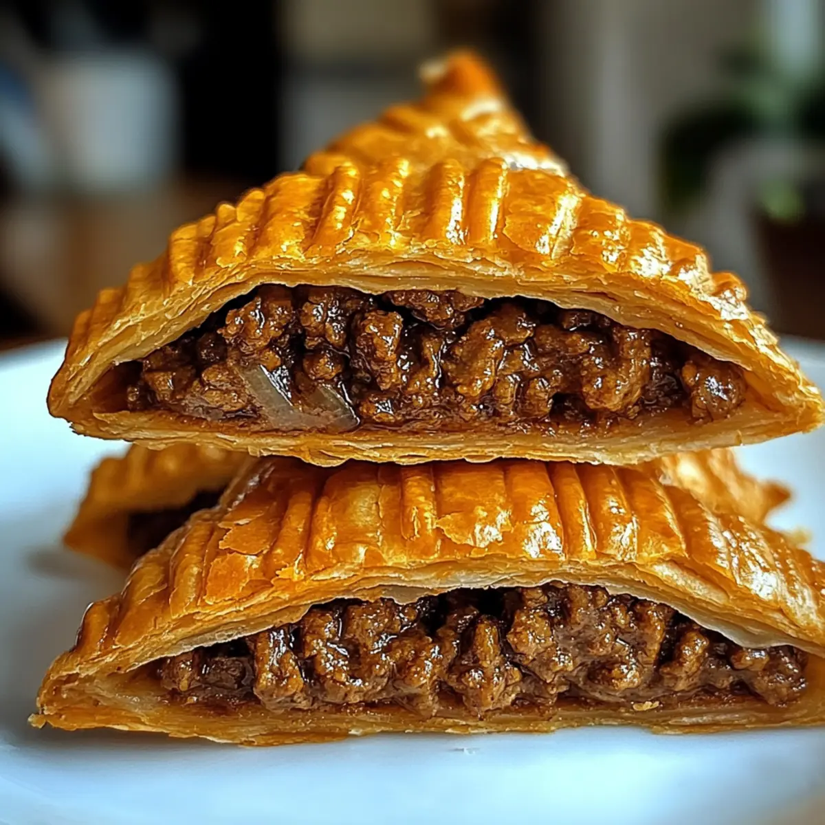 Jamaikanische Rindfleisch-Pasteten