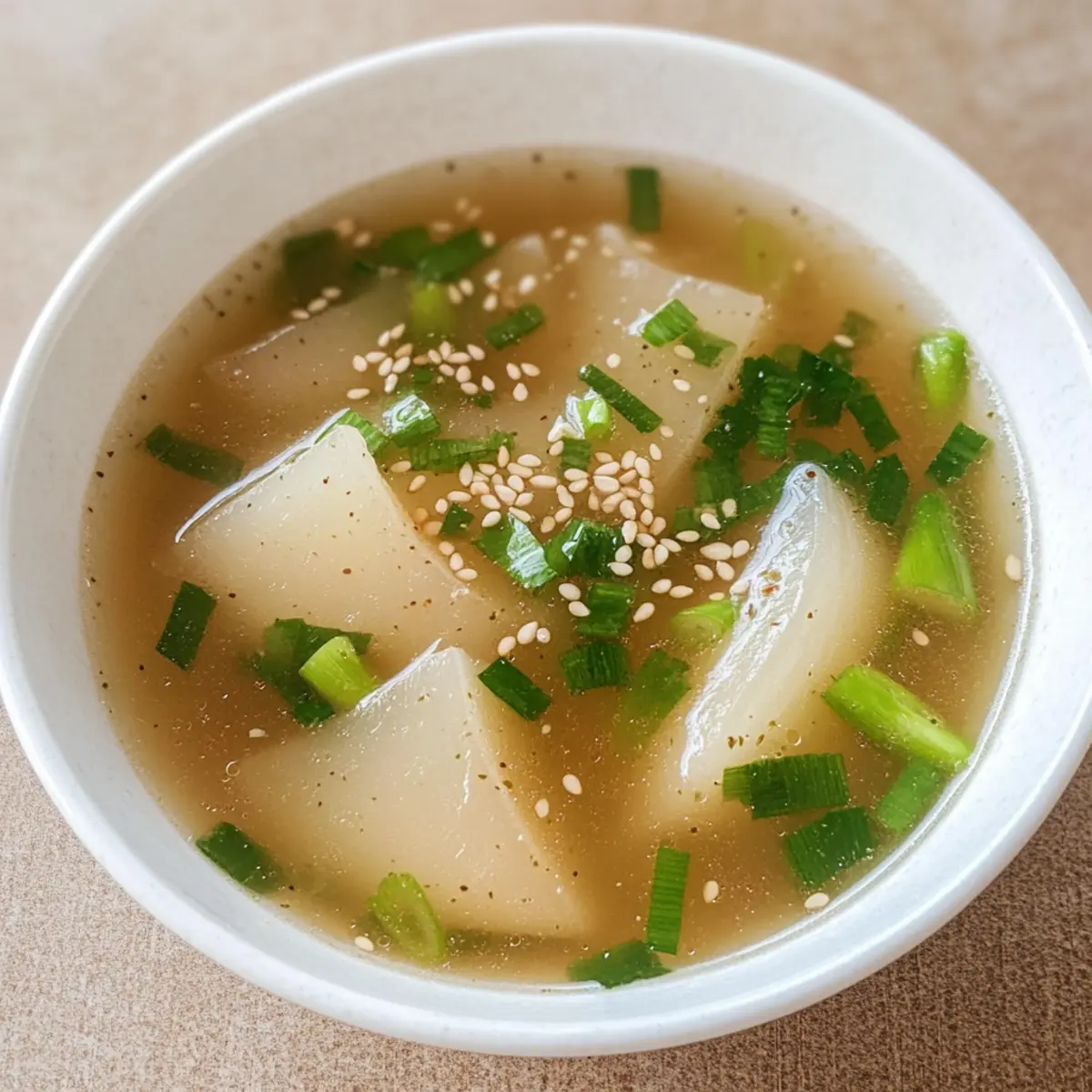 Koreanischer Rettichsuppe