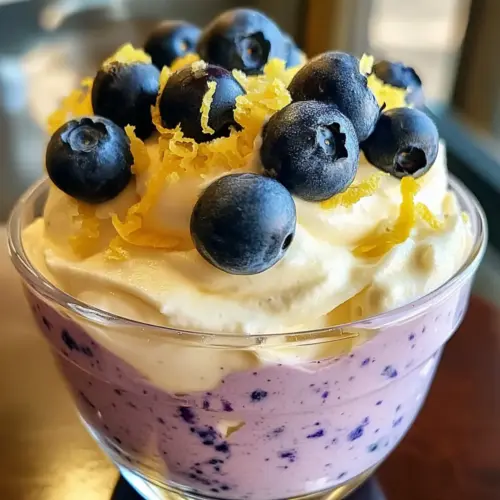 Zitrone und Heidelbeere