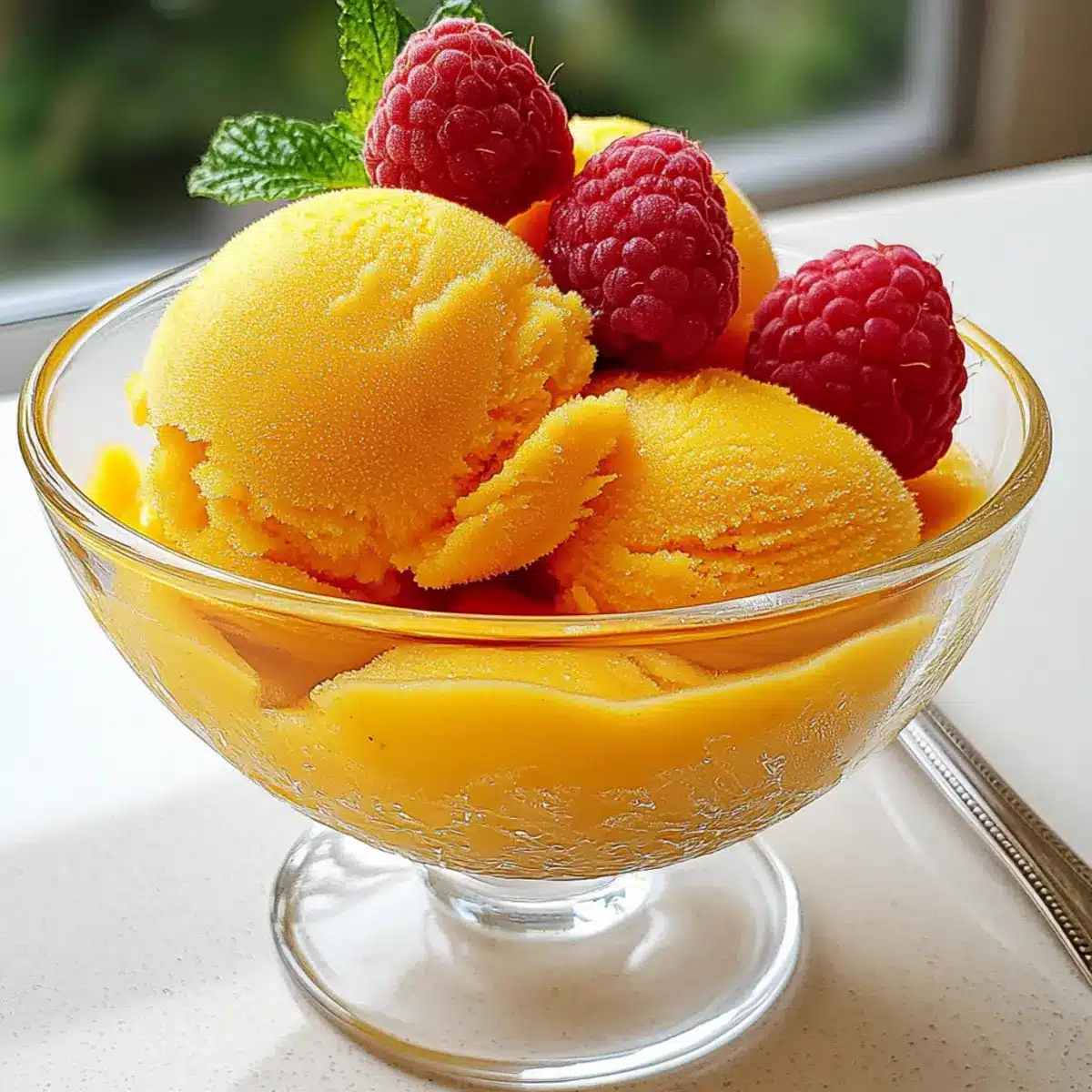 Mango-Sorbet