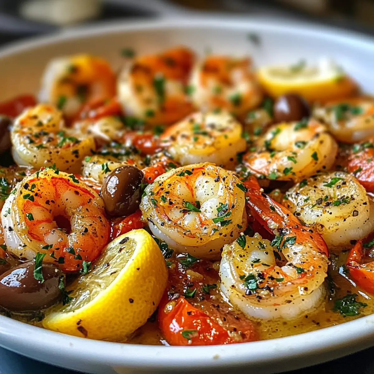 Mediterrane Garnelenpfanne