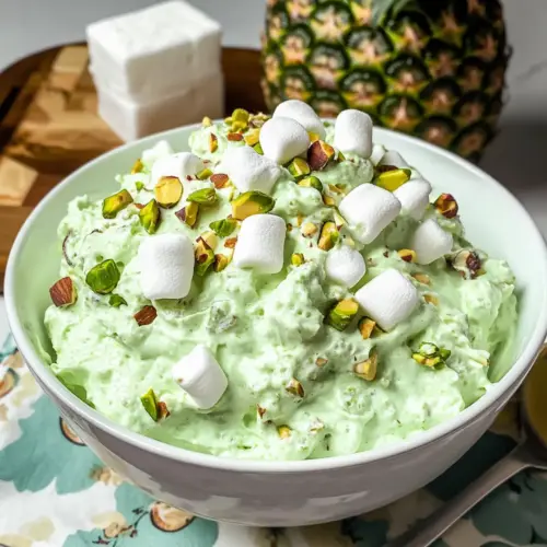 Pistazien-Ananas-Fluff