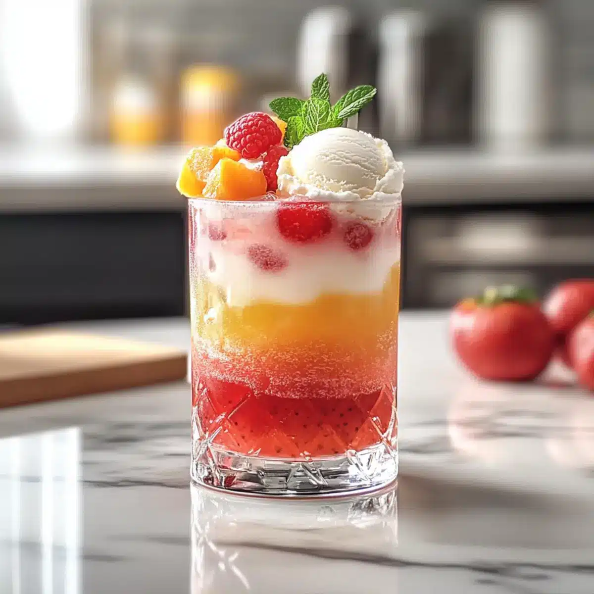 Sprudelnde Beeren-Apfel