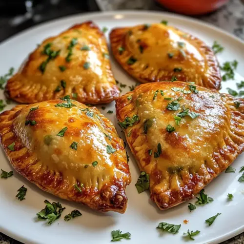 Scharfe gebackene Hühnchenempanadas