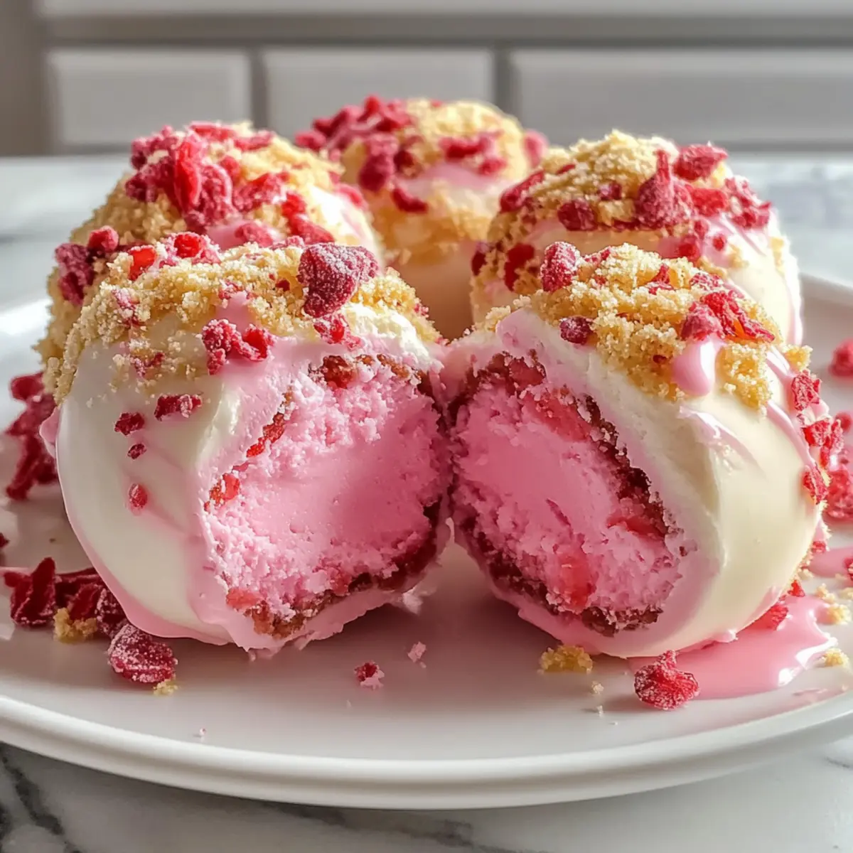 Erdbeertörtchen Trüffel