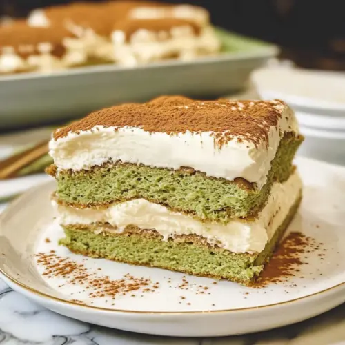 Matcha Tiramisu
