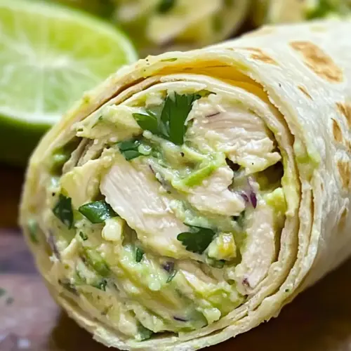 Avocado-Salat-Rollen