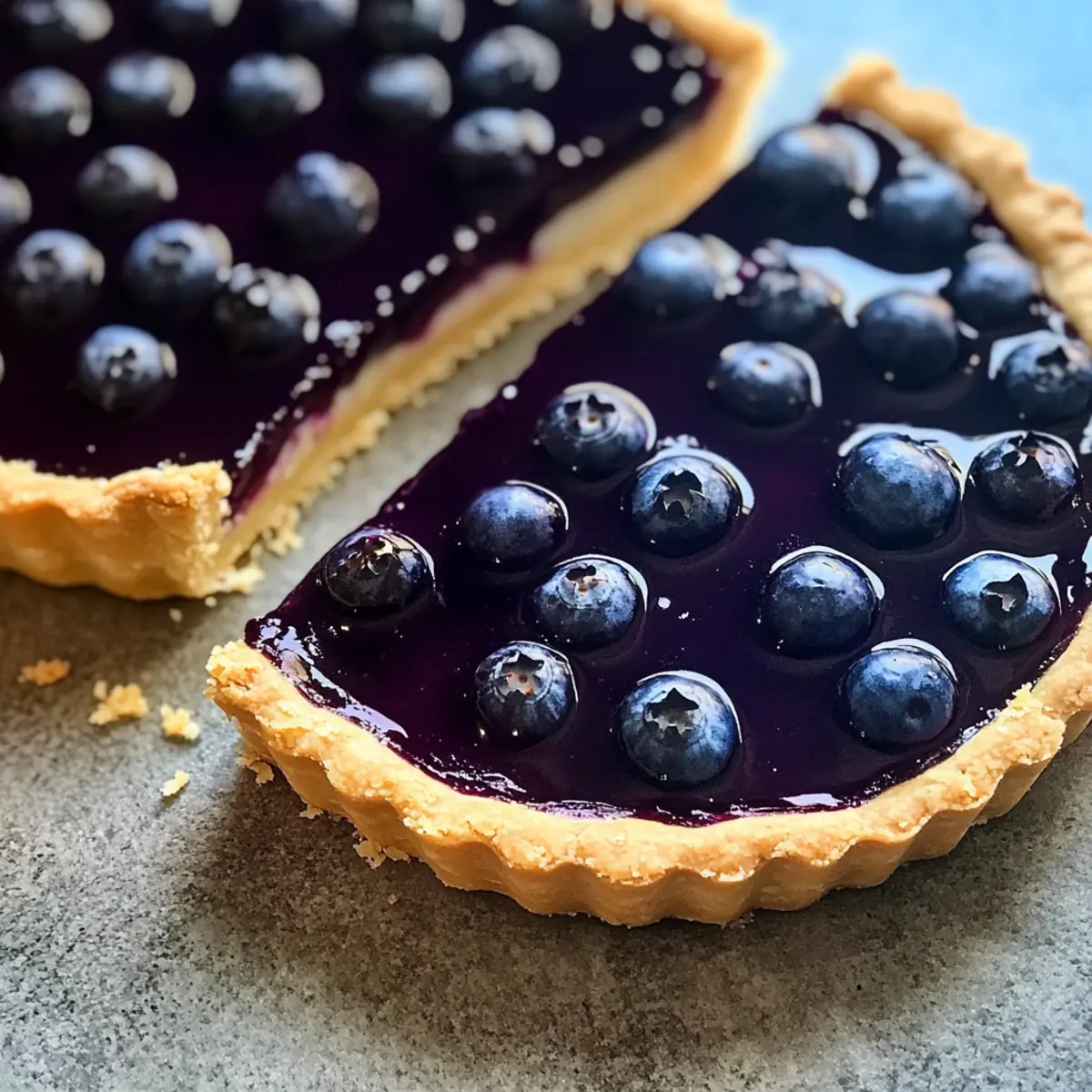 Heidelbeer-Ganache-Tarte