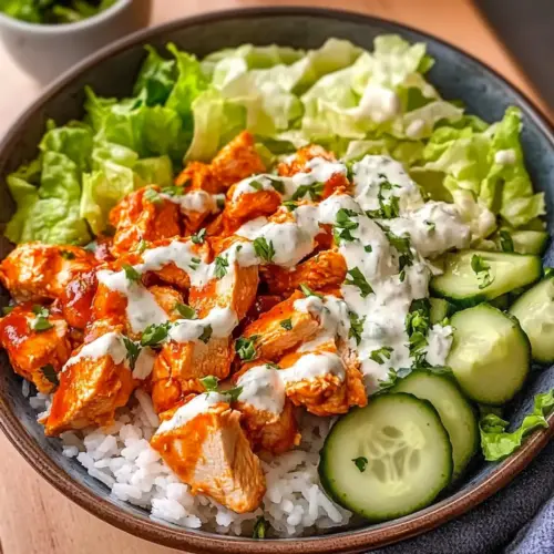 Buffalo-Hühnchen-Schüssel