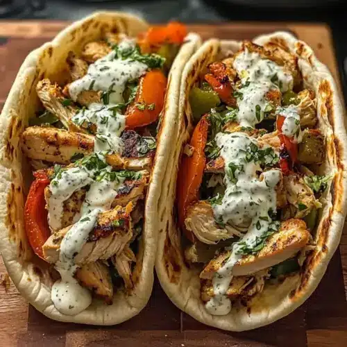 Hühnchen Pita