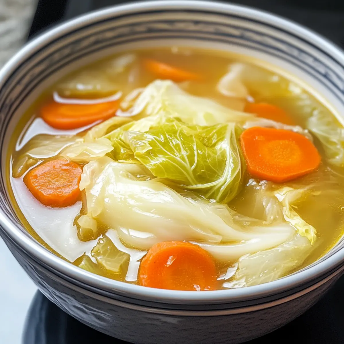 Chinakohl Suppe