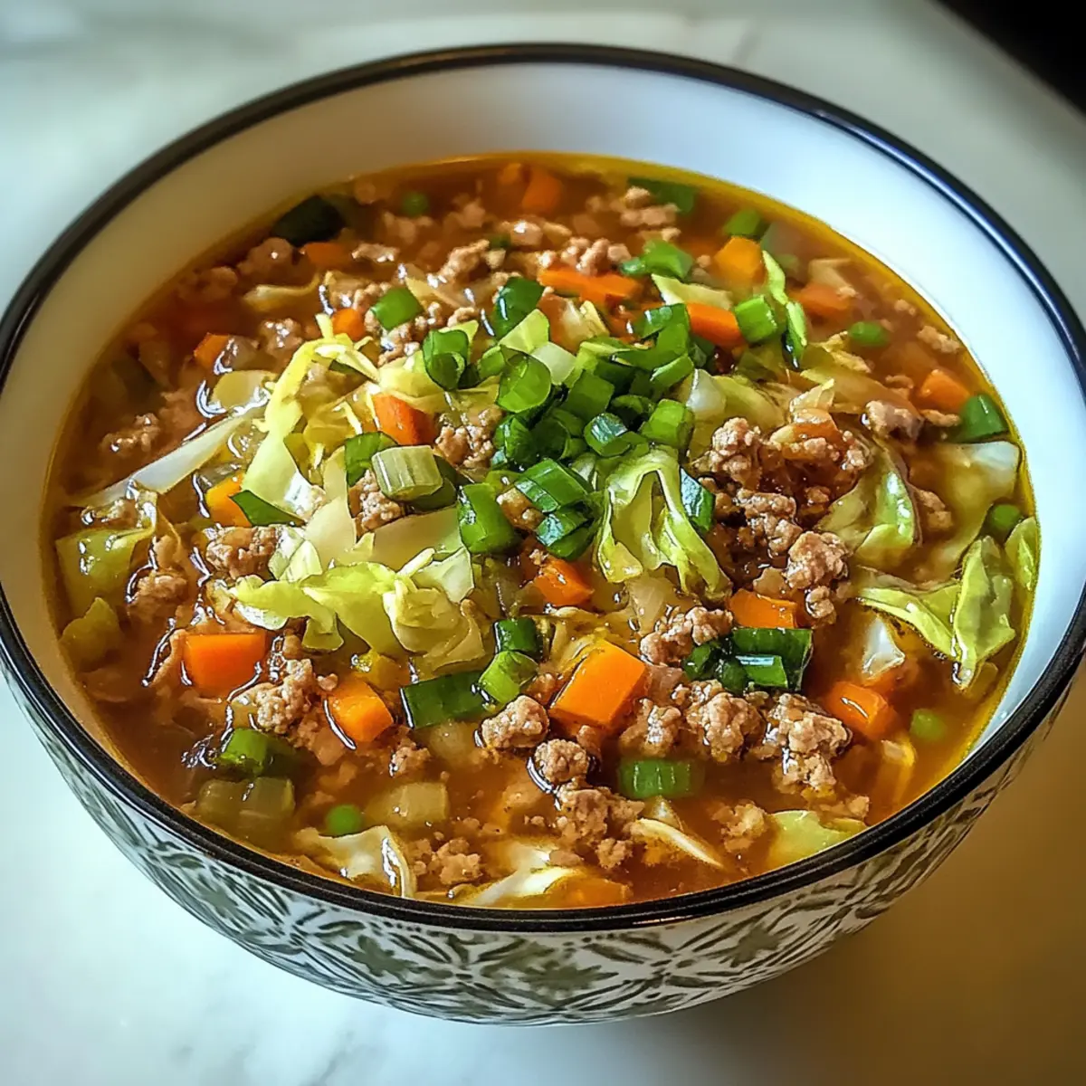 Eierrollensuppe