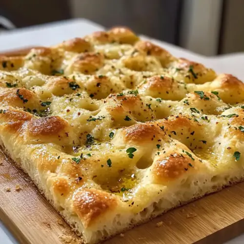 Knoblauchbutter Focaccia