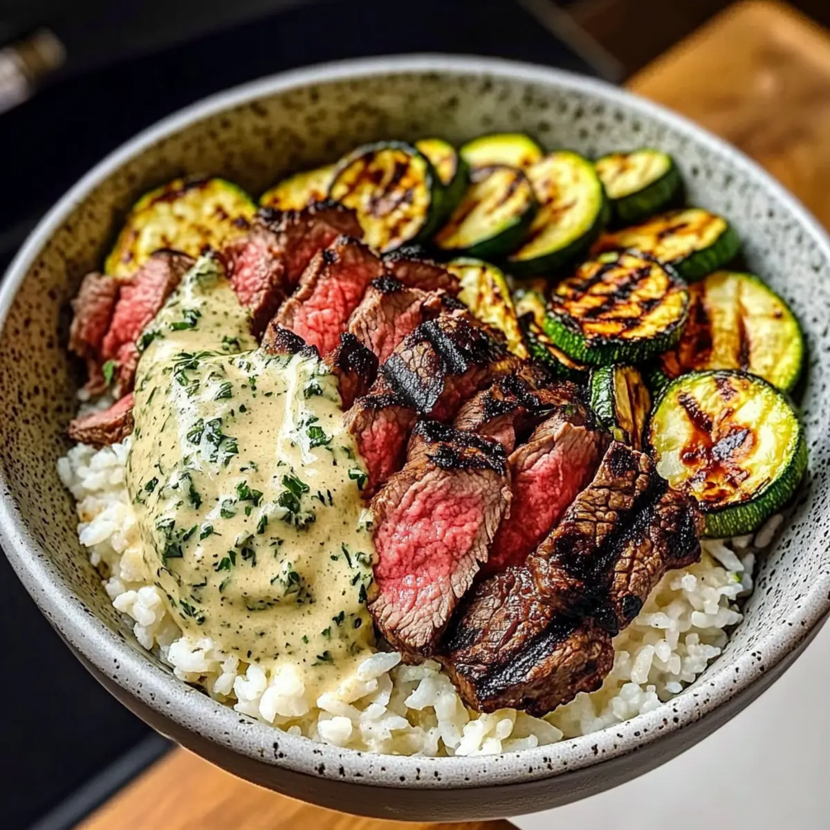 Gegrillte Steak-Schüssel