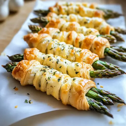 Parmesan Spargel Blätterteig