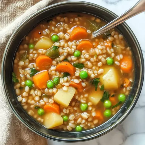 Gemüse Gerstensuppe