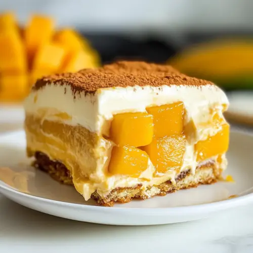 Mango Tiramisu (eifrei, milchfrei)