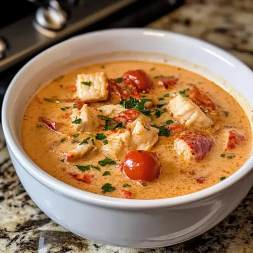 Langsamkochtopf Meeresfrüchte-Bisque