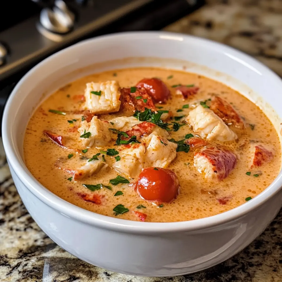 Langsamkochtopf Meeresfrüchte-Bisque